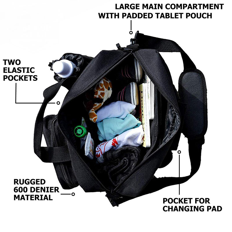 Large Diaper Bag for For Two Kids