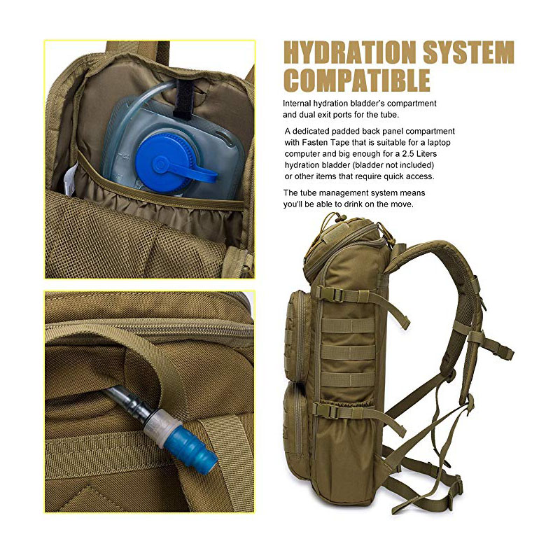  Tactical Backpack with Hydration Compartment
